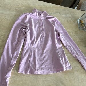 ALOYOGA purple medium long sleeved workout top